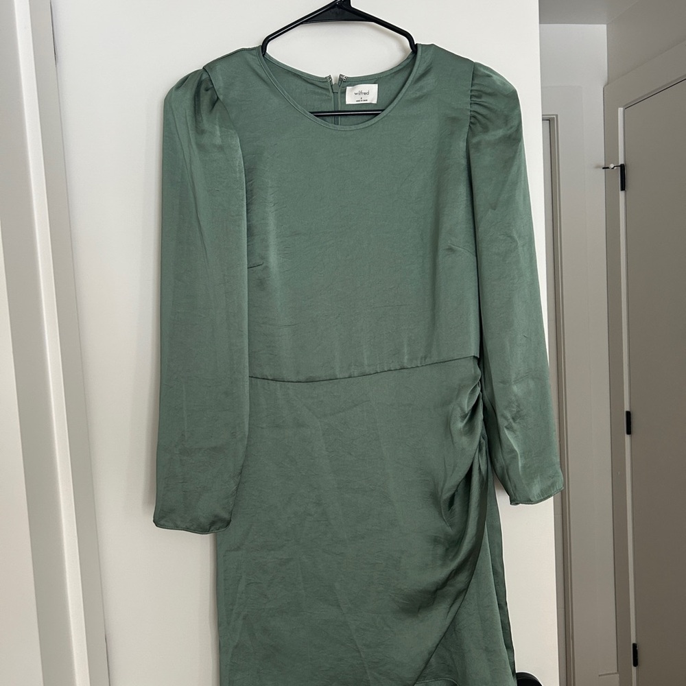 Aritzia Sage Long Sleeve Dress